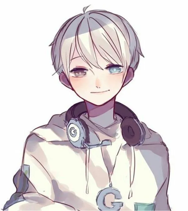 alt text: Hình ảnh anime boy lạnh lùng với kiếm và ánh mắt đầy sát khí