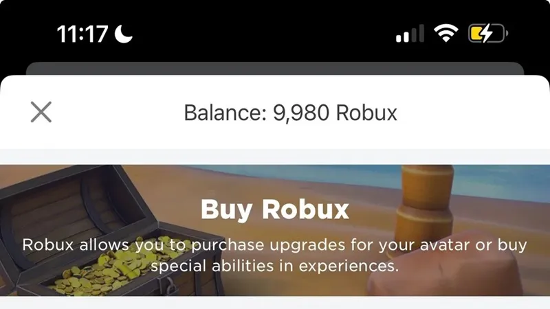 Câu hỏi về Robux