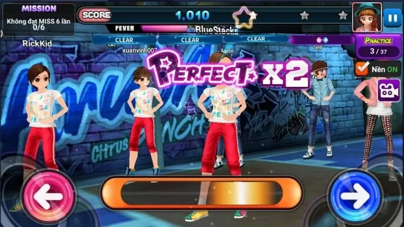 Ingame trong Audition