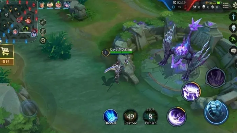 Ingame trong Liên Quân
