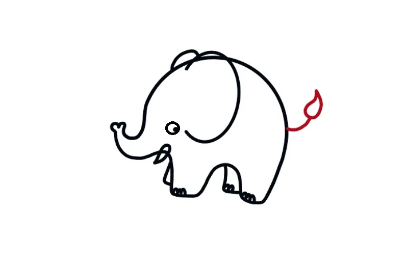 Vẽ đuôi voi