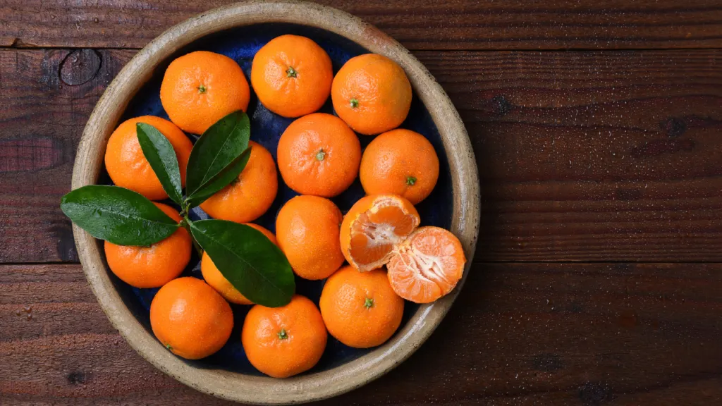 Bổ sung dinh dưỡng từ cam vàng Mandarin
