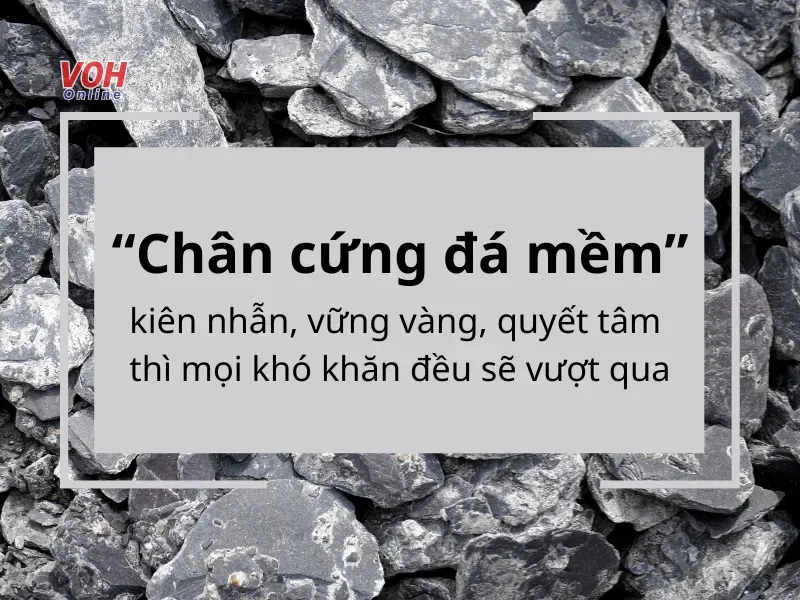 Chân cứng đá mềm trong cuộc sống - Hình minh họa