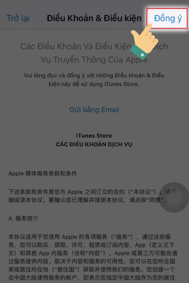 Chọn đổi quốc gia hoặc vùng