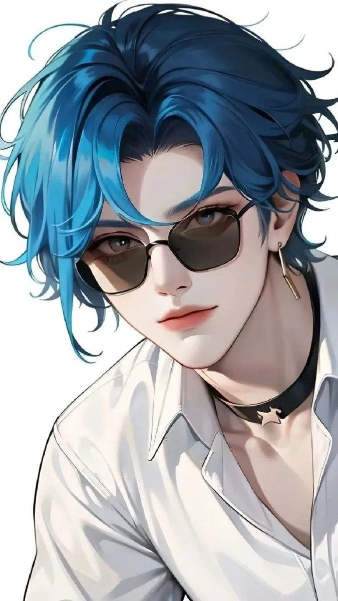 Hình nền Anime nam biểu hiện lạnh lùng, đầy sức hút