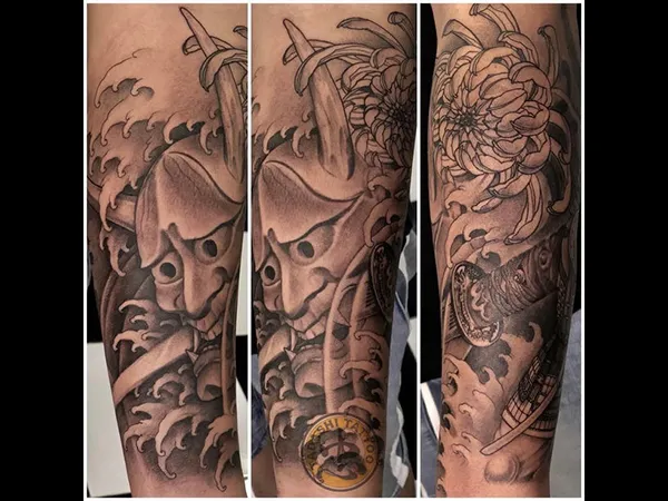 Hình xăm Oni Hannya biểu tượng của sự cảnh tỉnh