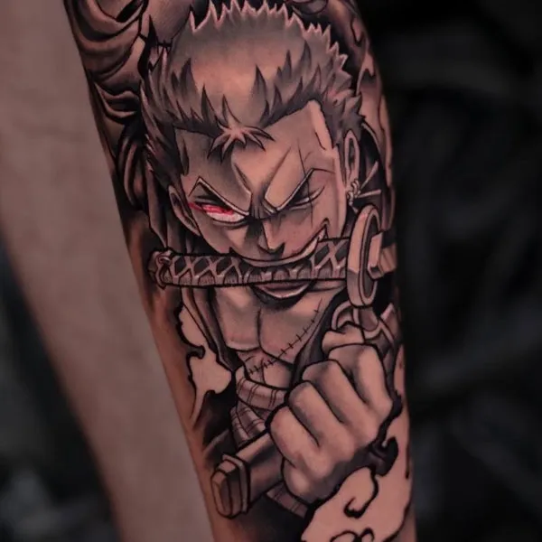 Hình xăm Zoro 3D