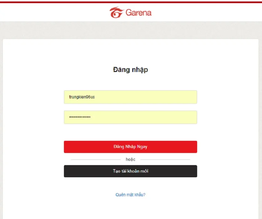 Tài khoản Garena hỗ trợ chơi nhiều game hàng đầu