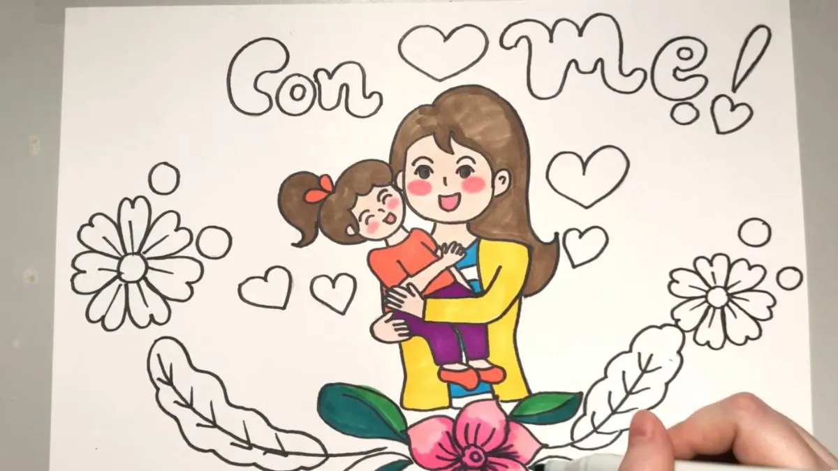 Tô màu để hoàn tranh vẽ