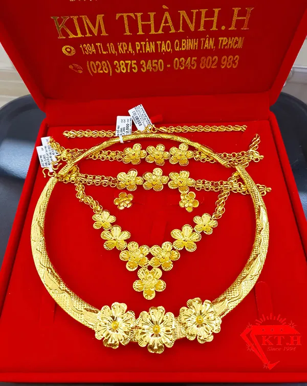 Trang sức cưới từ vàng 980 Kim Thành.H