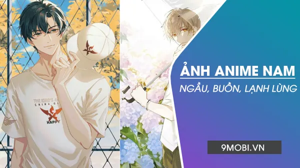 Anime boy giữa bóng tối, một mình với khói thuốc