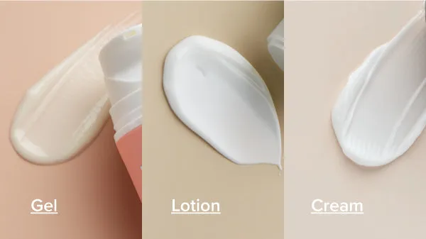 Các dạng moisturizer phổ biến duy trì moisture trên da