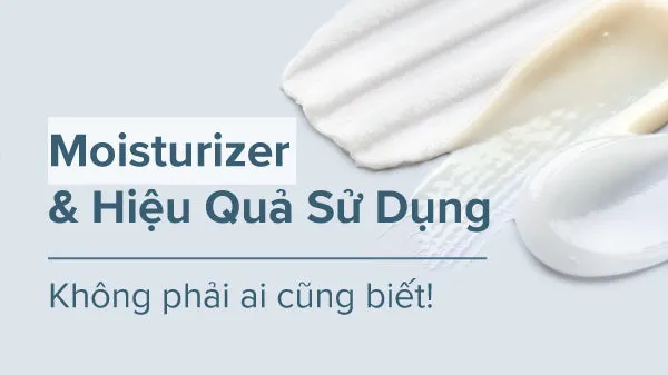 Minh họa moisture là gì trong chăm sóc da