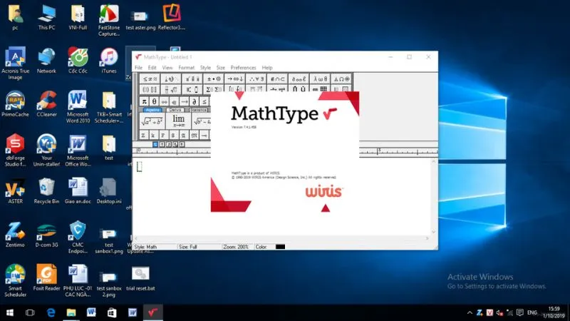 Kiểm tra thiết bị trước khi cài đặt MathType để tránh lỗi tương thích phần mềm