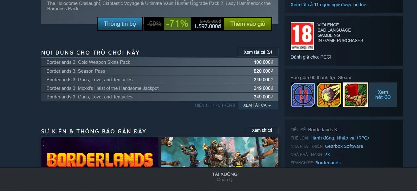 Hướng dẫn mở khóa tính năng mới trong DLC