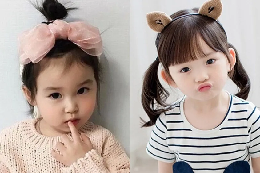 Kiểu tóc đơn giản cho bé gái 2 tuổi