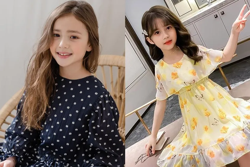 Kiểu tóc xoăn nhẹ cho bé gái 10 tuổi