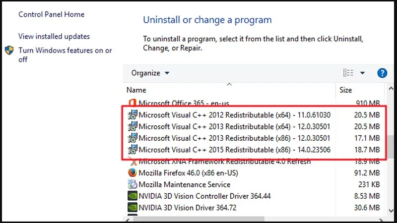 Nhiều phiên bản Visual C++ trên cùng một máy tính