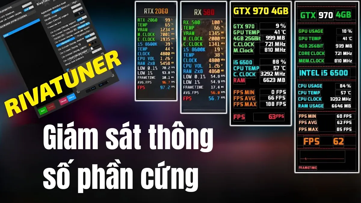 Tính năng giám sát thông số phần cứng giúp theo dõi hiệu suất hệ thống