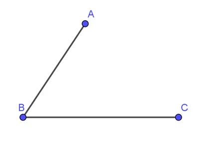 Ví dụ về góc ABC